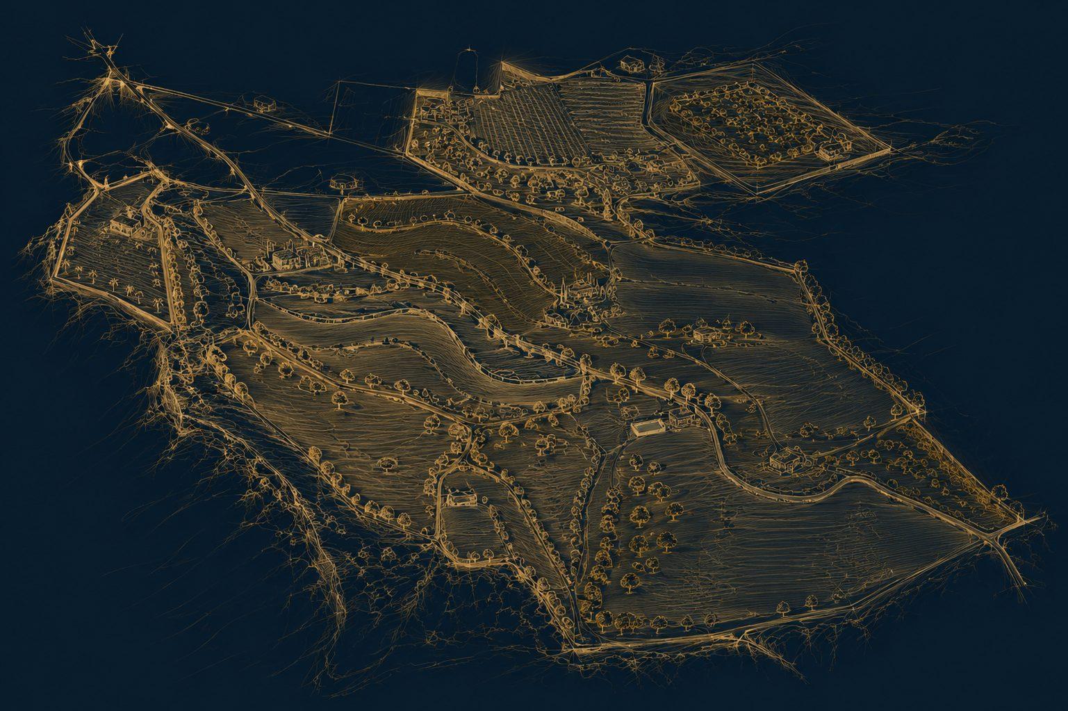 Estate drawing — underwriting overview, Alicante interior