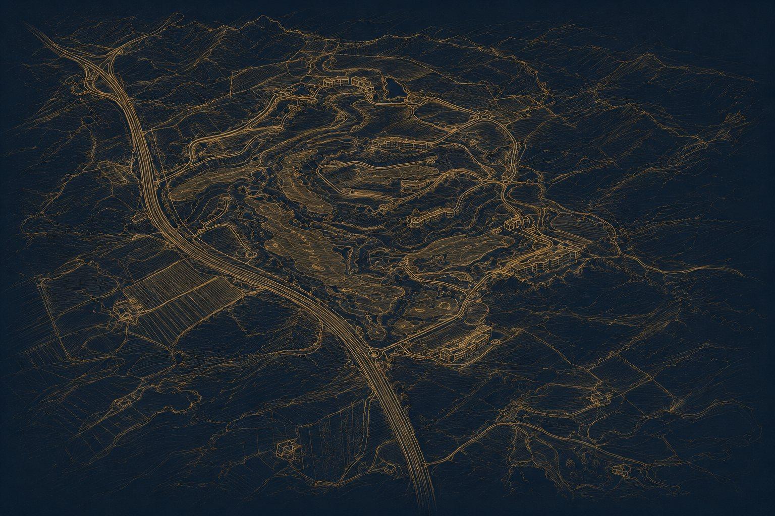 Estate drawing — underwriting overview, Murcia region