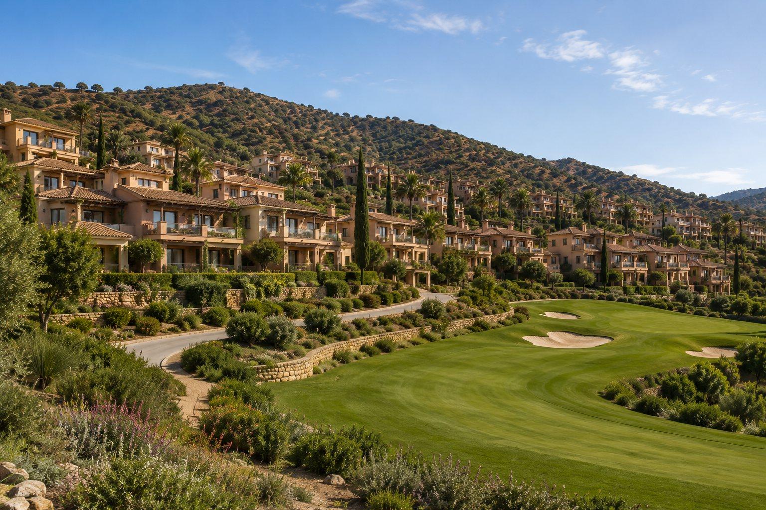Resort village cluster — apartment development, Murcia region, Spain