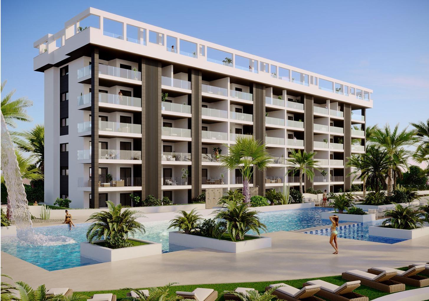 NEW BUILD GATED URBANIZATION IN TORREVIEJA ONLY 700M FROM THE BEACH — image 1