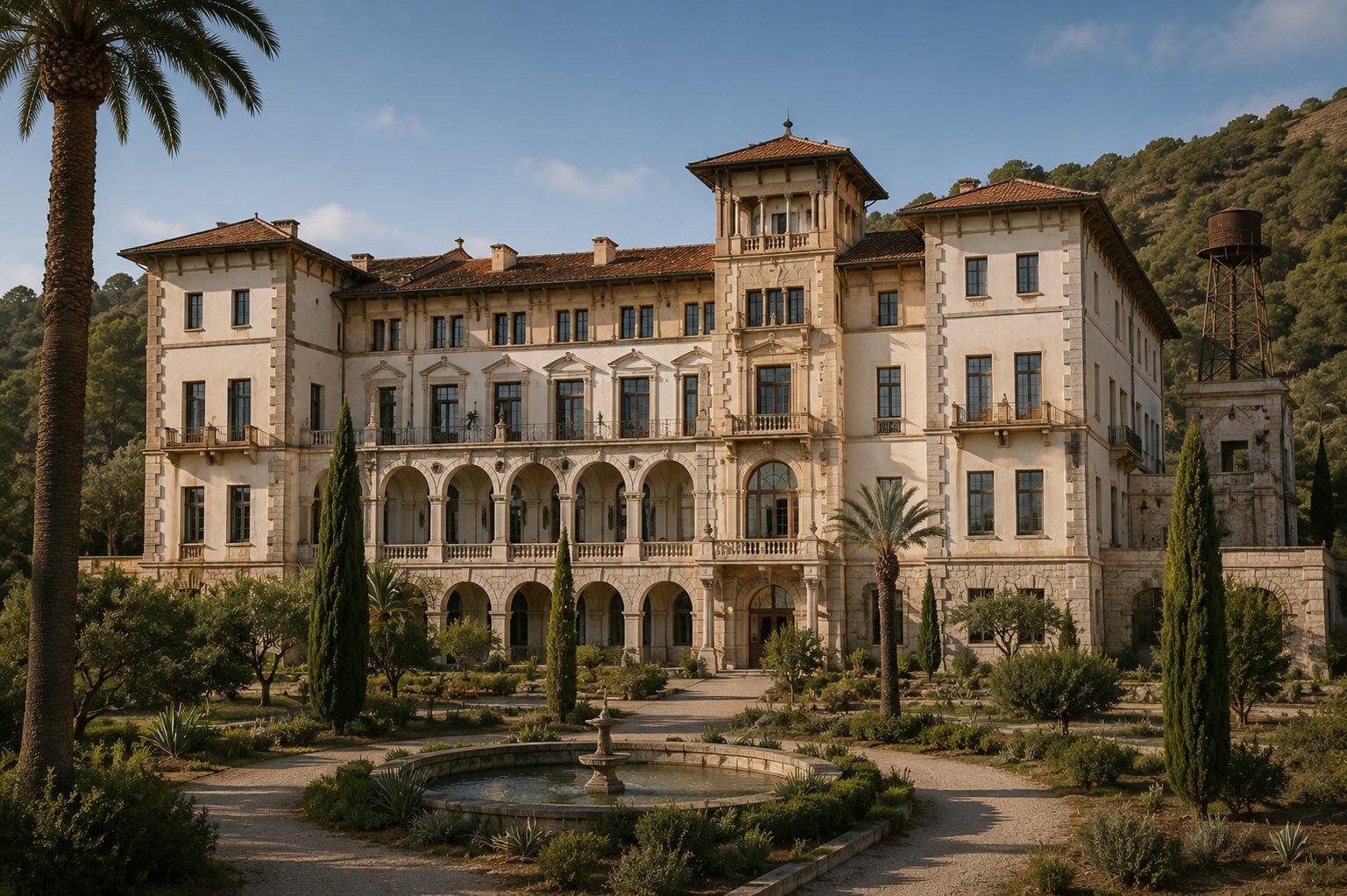 Palace facade reimagined — heritage hotel for sale, Alicante province