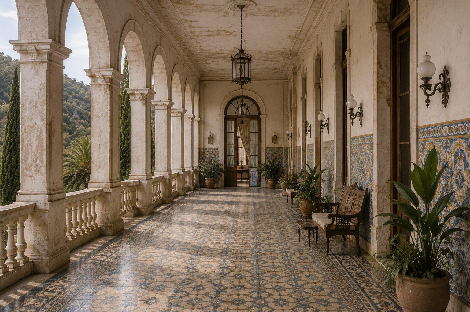 Gallery hall at heritage hotel — spa investment opportunity, Alicante