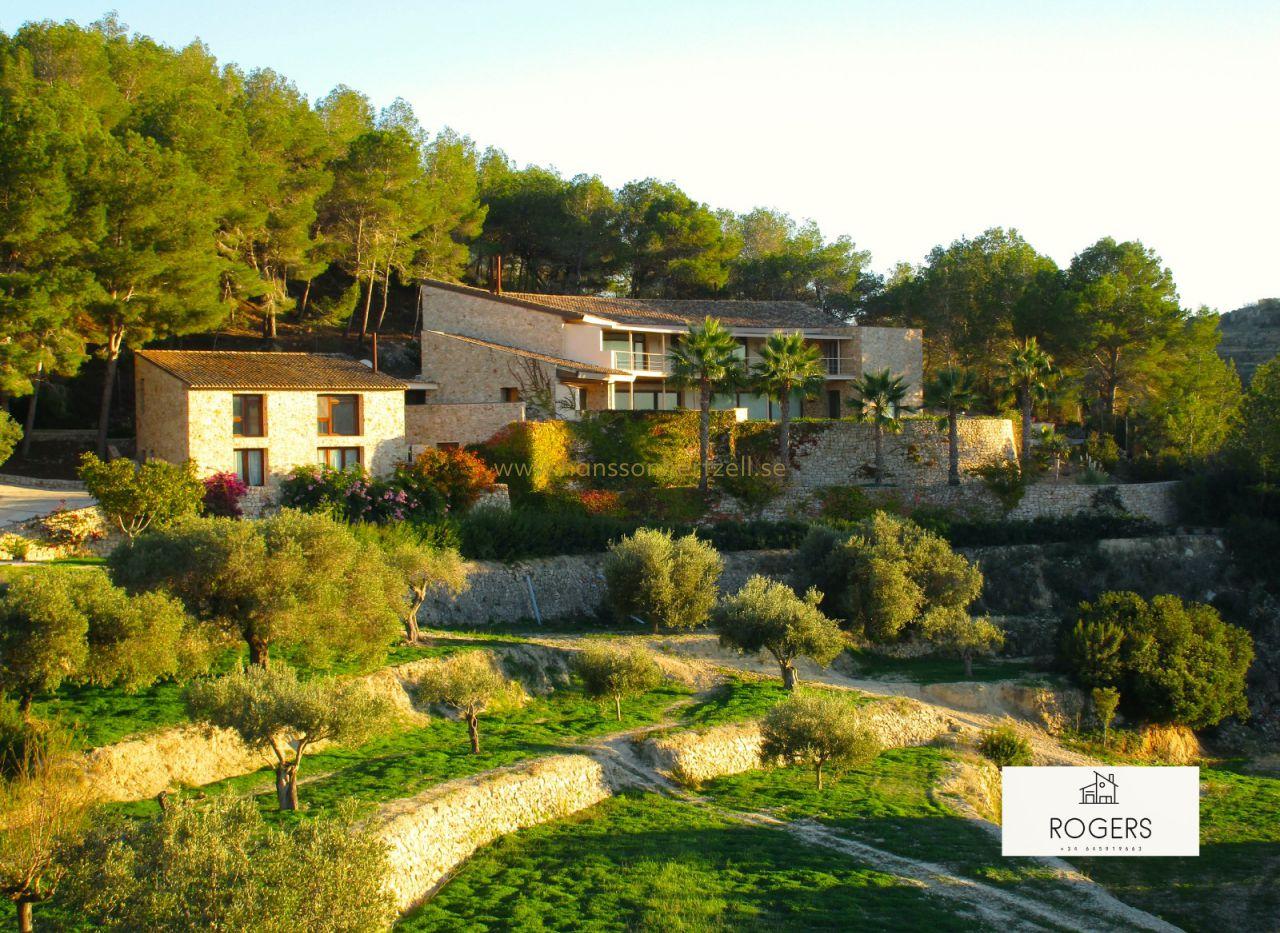 Unique Mountain Villa with Land in serene Benissa