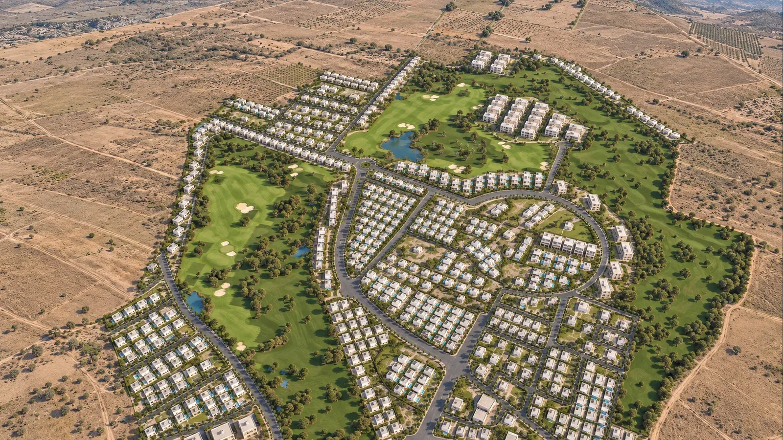 Dibujo LiDAR en líneas claras de un terreno casi llano en el Campo de Murcia, a partir del modelo de elevaciones de 5 metros del IGN